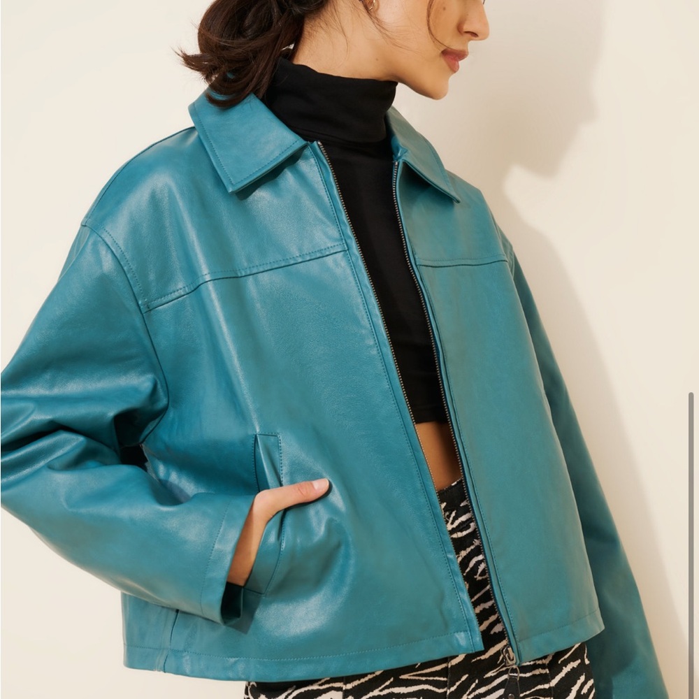 Sasha Vegan Leather Car Jacket